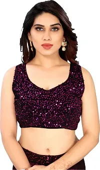 Fancy Lycra Bollywood Embroidered Saree With Blouse-thumb2