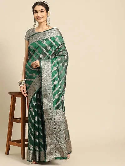 Must Have Net Saree with Blouse piece 