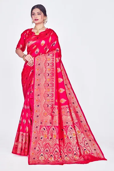 Hot Selling Cotton Silk Saree with Blouse piece 