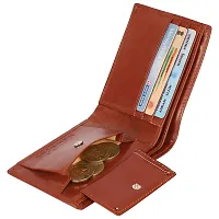 Men Formal Tan Artificial Leather Wallet-thumb1