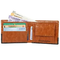 Goldalpha Men Casual, Ethnic,Evening/Party,Formal,Travel,Trendy Brown Artificial Leather Wallet/Purse-thumb1