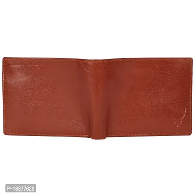 Men Formal Tan Artificial Leather Wallet-thumb5