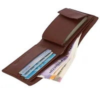 Goldalpha Men Brown Artificial Leather Wallet - (10 Card Slots)-thumb3