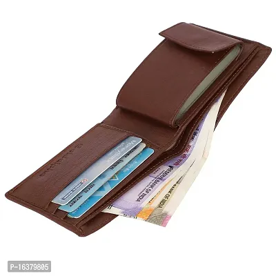 Goldalpha Men Brown Artificial Leather Wallet - (10 Card Slots)-thumb4