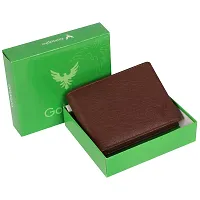 Goldalpha Men Brown Artificial Leather Wallet - (10 Card Slots)-thumb2