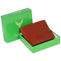 Men Formal Tan Artificial Leather Wallet-thumb2