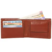 Men Formal Tan Artificial Leather Wallet-thumb3