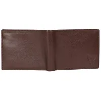 Goldalpha Men Formal Brown Artificial Leather Wallet (5 Slots)-thumb4