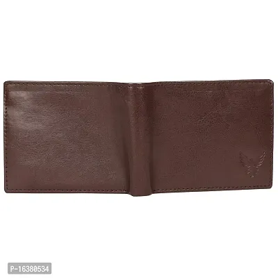 Goldalpha Men Formal Brown Artificial Leather Wallet (5 Slots)-thumb5