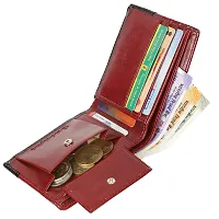 Goldalpha Men Casual, Ethnic,Evening/Party,Formal,Travel,Trendy Maroon Artificial Leather Wallet/Purse-thumb1