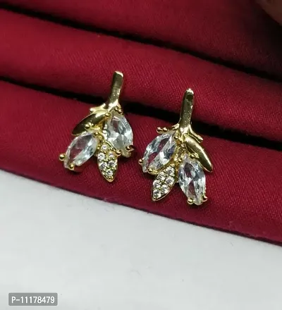 Stylish Alloy Stud Earrings For Women-thumb0