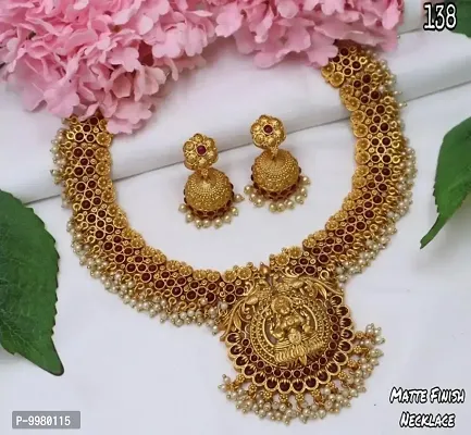 Buy Temple Design Gold Plated Jewellery Set Online In India At