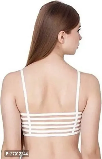 M K AND SONS 6 STRAP fancy bra daily use bra, 6 strap bra, bra bralette bra, bra combo set pack of 3 cotton bra-thumb2