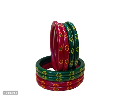 Rajasthan lac bangle set of multicolor (2.8)
