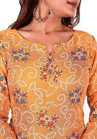 Mittal Trendz Women's Blend Printed Kurti with Pant-thumb2