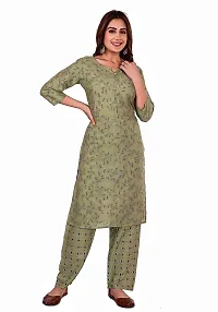 Mittal Trendz Women's Printed Straight Kurta and Pant Set-thumb4