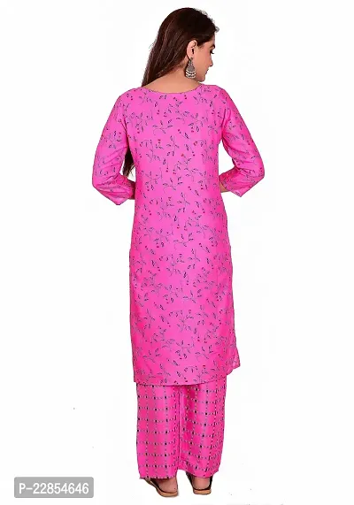 Mittal Trendz Women's Printed Straight Kurta and Pant Set-thumb5