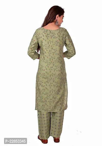 Mittal Trendz Women's Printed Straight Kurta and Pant Set-thumb2