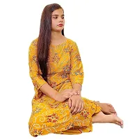 Mittal Trendz Printed Rayon Kurta Pant Set for Women - Jaipuri Kurti Pant Set - Kurta Set for Women  Girls-thumb2