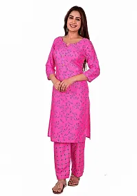 Mittal Trendz Elegant Rayon Printed Kurti Set-thumb3