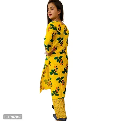 Glamarous cotton printed kurti with pant-thumb3