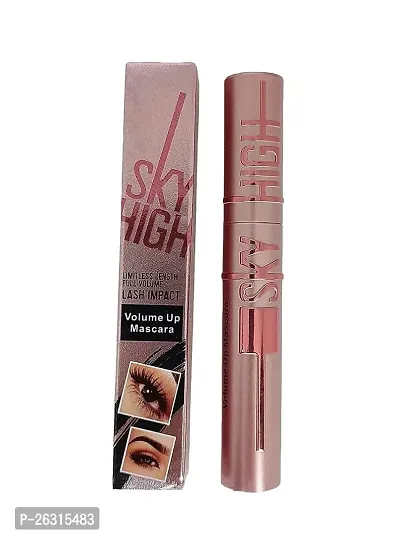 DOLO Beauty Fit Skin Sky High waterproof Bold Eye Super Sky High Mascara for Thicker Lashes, Smudge proof Long lasting Mascara for Eye makeup