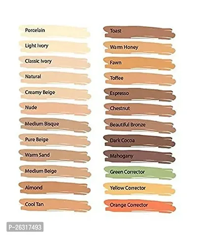 Bridester Pro Natural Concealer for Face Makeup - Creamy Beige and Orange Corrector Natural Finish-thumb4