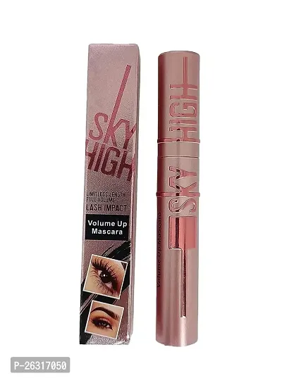 TRIMAX GOLD Sky High mascara waterproof Bold Eye Super Lash Mascara for Thicker Lashes, Smudge proof Long lasting Mascara for Eye makeup (Black)-thumb0