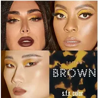 Bridester S.F.R. Color Toffee Brown Pastel Eyeshadow Palette | Combo Eyeshadow Palette | Hd Toffee Color Eyeshadow Palette | Pocket Eyeshadow Palette Matte,Shimmery  Metallic Finish-thumb4