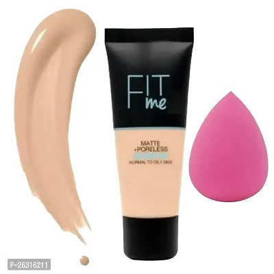 Bridester Fit Me Matte+Poreless Liquid Tube Foundation Natural