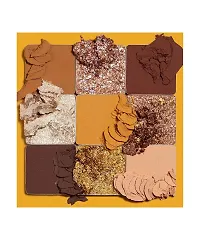 Bridester S.F.R. Color Toffee Brown Pastel Eyeshadow Palette | Combo Eyeshadow Palette | Hd Toffee Color Eyeshadow Palette | Pocket Eyeshadow Palette Matte,Shimmery  Metallic Finish-thumb2