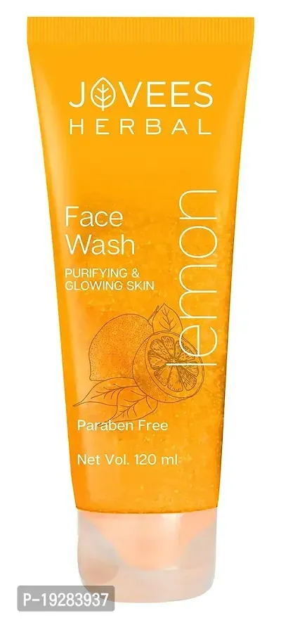 Classic Lemon Face Wash, Purifying  and Glowing Skin Cleansing And Brightening, Oil Clear For Men  and Women (120 Ml)