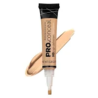 Bridester Pro Natural Concealer for Face Makeup - Creamy Beige and Orange Corrector Natural Finish-thumb2