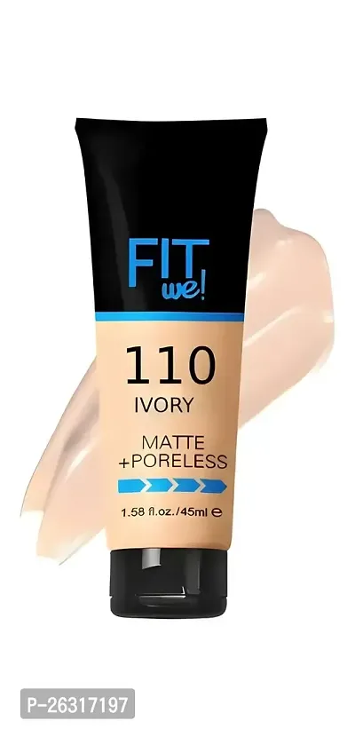 Bridester Fit We Concealer Liquid Foundation full Coverage Freckles Acne Long-Lasting Professional Liquid Foundation