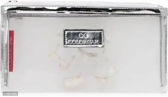 COLORBAR Mesh Pouch -Small Multipurpose Vanity Box (White)