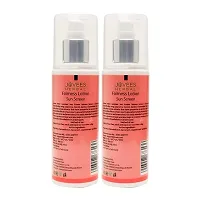 Jovees Sunscreen Fairness SPF 25 Lotion for Oily, Sensitive, Dry Skin |Light Weight,Non Greasy, Quick Absorbing | Protects from Tanning  Uneven Skin Tone 200 ML (Pack of 2)-thumb1