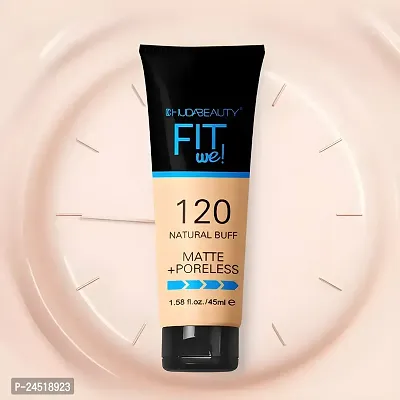 Fit We full coverage dark waterproof matte face makeup foundation (NATURAL)