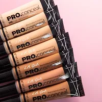 PRO CONCEALER Full Coverage Concealer - for Dark Circles, Fine Lines, Redness  Discoloration - Waterproof - Anti-Aging - Natural Finish-thumb4