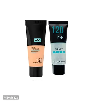 Fit Me Matte  Poreless foundation and fit me professional skin base gel primer (pack of 2)-thumb0