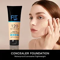 Fit Me Matte  Poreless foundation and fit me professional skin base gel primer (pack of 2)-thumb1