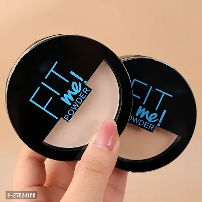 Fit Me compact Powder that Protects Skin from Sun, Absorbs Oil, Fit Me  (pack of 2 pcs)-thumb0