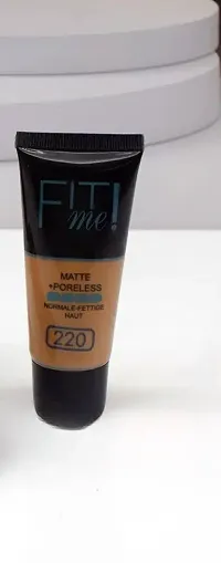 Fit Me compact Powder that Protects Skin from Sun, Absorbs Oil, plus Liquid Foundation, Matte  Poreless, Full Coverage Blendable Normal to Oily (pack of 2 pcs)-thumb2