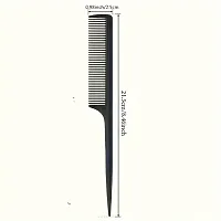 1pcs Fine Tooth Comb, Carbon Fiber Anti Static Heat Resistant Hair Styling Comb-thumb3