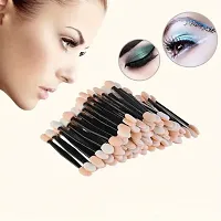 Eyeshadow Brush Double Head Sponge  Pack Of 10-thumb1