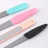 bridester 3 pcs Nail File Double-sided Nail File Nail Rubbing Strip Nail Polishing Tool Manicure Pedicure Care Tool-thumb1