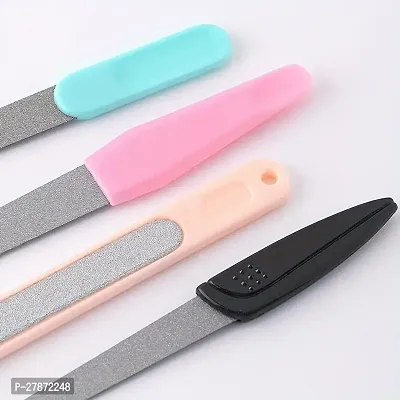 bridester 3 pcs Nail File Double-sided Nail File Nail Rubbing Strip Nail Polishing Tool Manicure Pedicure Care Tool-thumb2