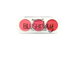 bridester Rosa Angel Blushplay trio Blush pallette matte blusher palette face contour blusher 01,02,03  shade (pack of 3 pcs)-thumb2