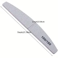 bridester 2pcs Nail Polishing Files, Nail Block Buffer, Sanding Strip Rubbing Strip, Double Sided Polishing Strip Nail Files, Mini Fingernail Files, Manicure Pedicure Tool-thumb2