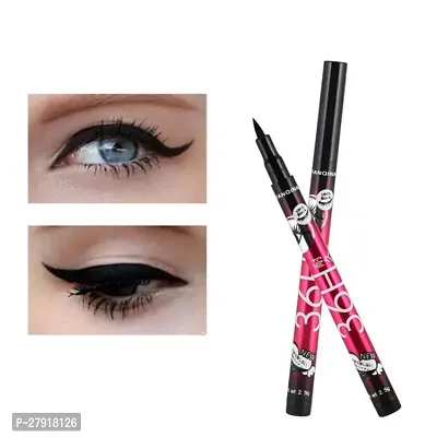 Bridester 12pcs/set Lasting 36H Liquid Eyeliner Pencil Waterproof Black Eye liner Makeup Easywear EyeLiner Pen-thumb2