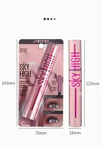 BRIDESTER 4D Silk Fiber Lash Mascara Lengthening Thick Curling Waterproof Mascara No Fading 24h Lasting Eye Lashes Brush Enhance Eyelashes (pack of 1)-thumb1